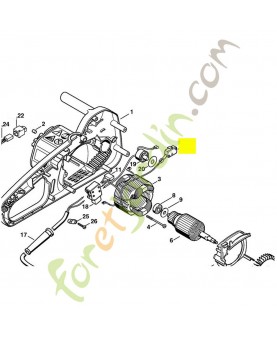 Interrupteur instantané 1206-435-0310. Pièce détachée Stihl / Vicking