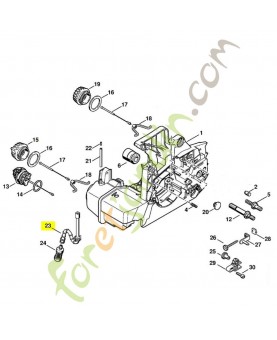 Tuyau essence 1127-358-7703. Pièce détachée Stihl