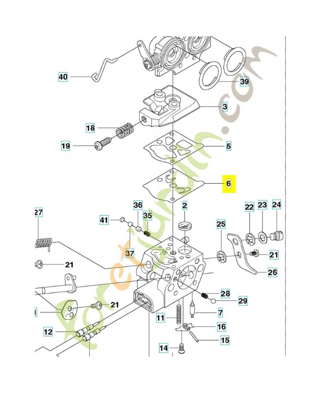 Membrane 513204801. Pièce de rechange Husqvarna Membrane 513204801. Pièce de rechange Husqvarna
