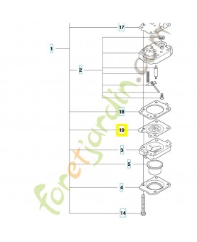 membrane 591162201. Pièce détachée Husqvarna