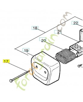Boulon pot husqvarna ref. 530016044 Remplace référence 530015898