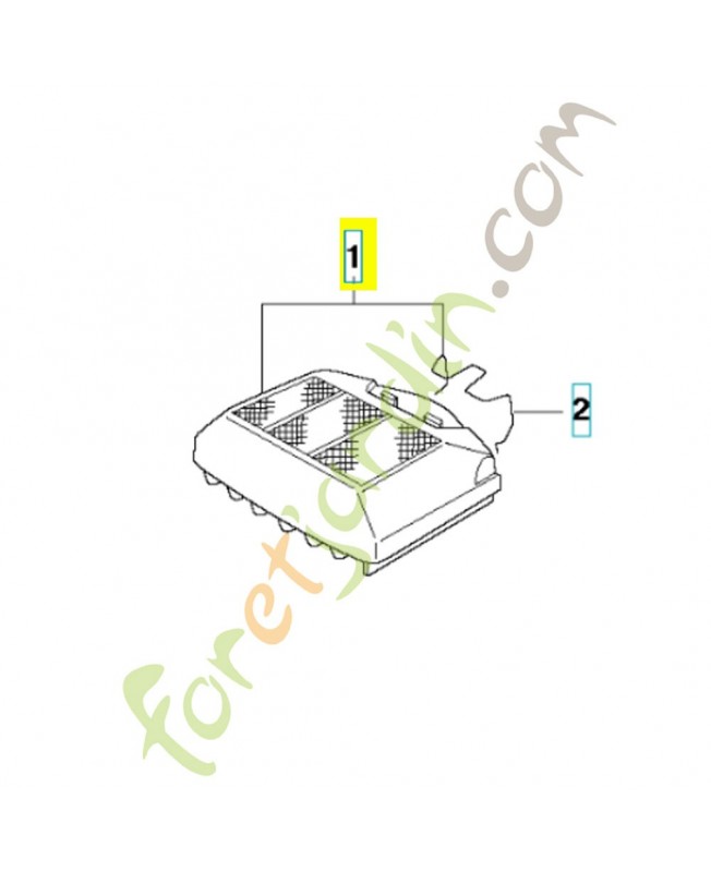 Filtre a air 575269101. Pièce de rechange Husqvarna 