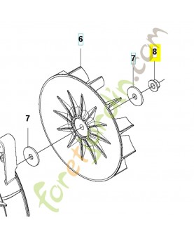écrou 585625401. Pièce de rechange Husqvarna