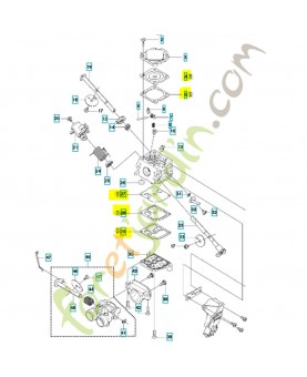 Kit membrane 522518901. Pièce de rechange Husqvarna