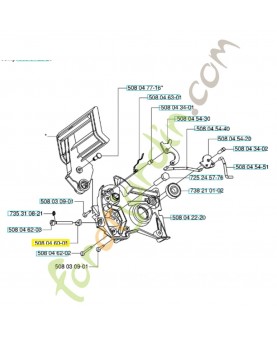 Dé de tension 508046001. Pièce de rechange Husqvarna 