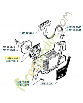 Poulie de demarreur 506016401 husqvarna