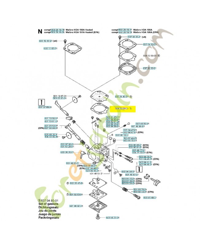 joint 504130905- Pièce de détachée Husqvarna