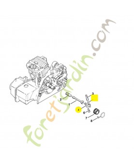 Piece raccordement 1123-640-2901 stihl