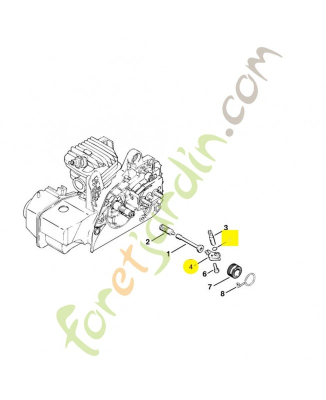 Piece raccordement 1123-640-2901 stihl