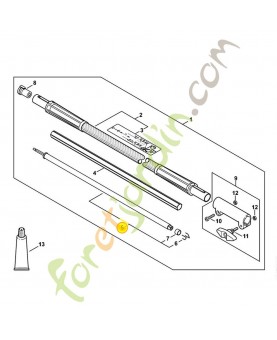 Arbre entrainement 4180-710-3200. Pièce de rechange Sithl / Vicking