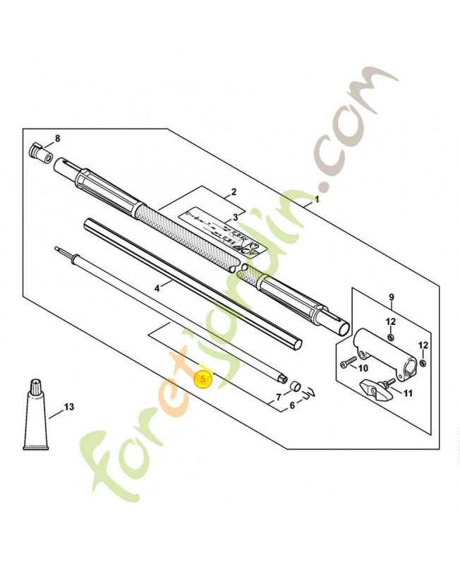 Arbre entrainement 4180-710-3200. Pièce de rechange Sithl / Vicking Arbre entrainement 4180-710-3200. Pièce de rechange Sithl / Vicking