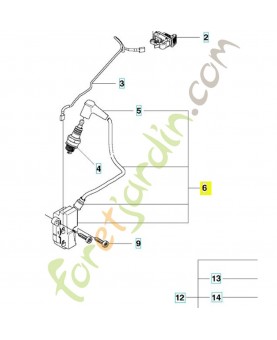 bloc electronique husqvarna référence 594729602 Remplace référence 580380506 ; 580380502 ; 510115603 ; 544843003 ; 544047503
