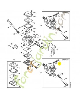 Jeu de piston de pompe 1129-120-9701. Pièce de rechange Sithl / Vicking