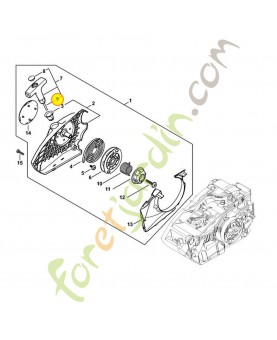 Câble de lancement Ø 2,7x800 mm 0000-195-8204 stihl