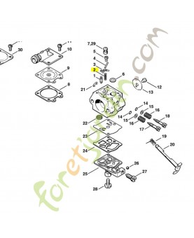 Ressort. Pièce de rechange Sithl référence 1114-122-3005