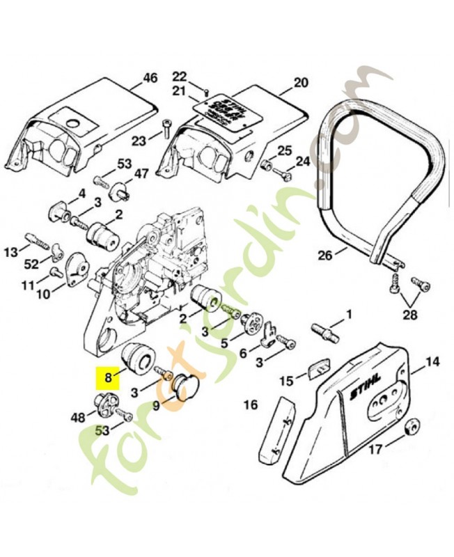  Butoir 1121-790-9909 stihl