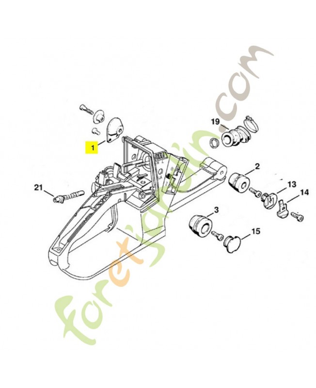 Butoir annulaire 1121-790-9901. Pièce détachée Stihl