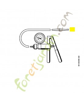 Tubulure de raccordement 0000-855-9201. Pièce détachée Stihl / Vicking