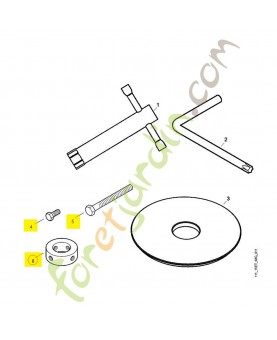 Outils de démontage 0000-890-6500. Pièce détachée Stihl / Vicking
