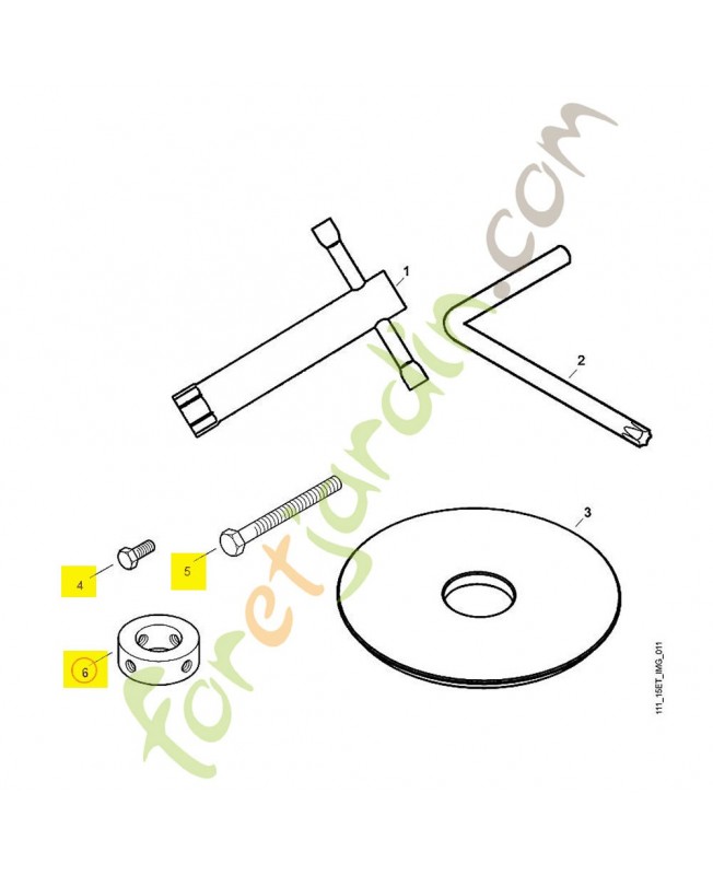 Outils de démontage 0000-890-6500. Pièce détachée Stihl / Vicking Outils de démontage 0000-890-6500. Pièce détachée Stihl / Vicking