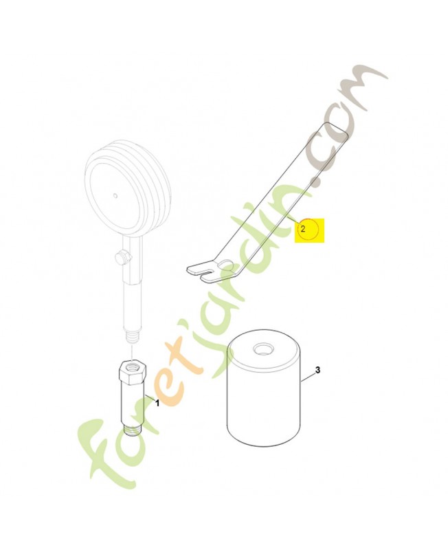 Outil de démontage 0000-890-6502 . Pièce détachée Stihl / Vicking