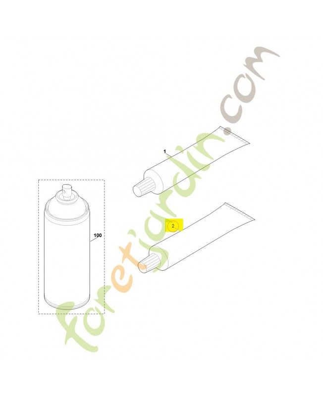 Lubrifiant au silicone oks1110 0781-130-1020. Pièce détachée Stihl / Vicking Lubrifiant au silicone oks1110 0781-130-1020. Pièce détachée Stihl / Vicking