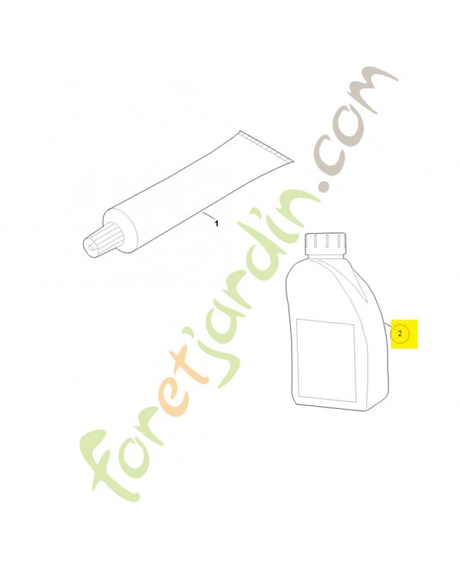 Huile hydraulique s2 m46 0781-321-2002. Pièce détachée Stihl / Vicking