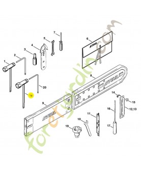 Cle multiple 17 x 21 1107-890-3400. Pièce détachée Stihl / Vicking