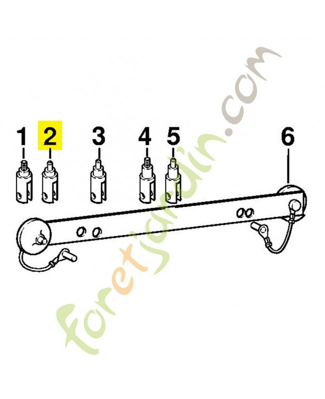 Pièce d'emmanchement 1123-893-1500. Pièce détachée Stihl / Vicking Pièce d'emmanchement 1123-893-1500. Pièce détachée Stihl / Vicking