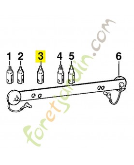 Pièce d'emmanchement 1123-893-1501 stihl