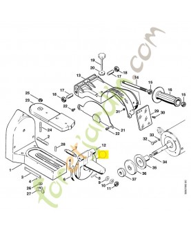Bouton de reglage 5203-751-1300. Pièce détachée Stihl / Vicking