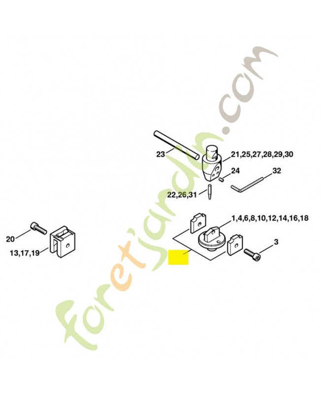 Jeu de pièces de plaque de calage Picco 5804-007-1004. Pièce détachée Stihl / Vicking Jeu de pièces de plaque de calage Picco 5804-007-1004. Pièce détachée Stihl / Vicking