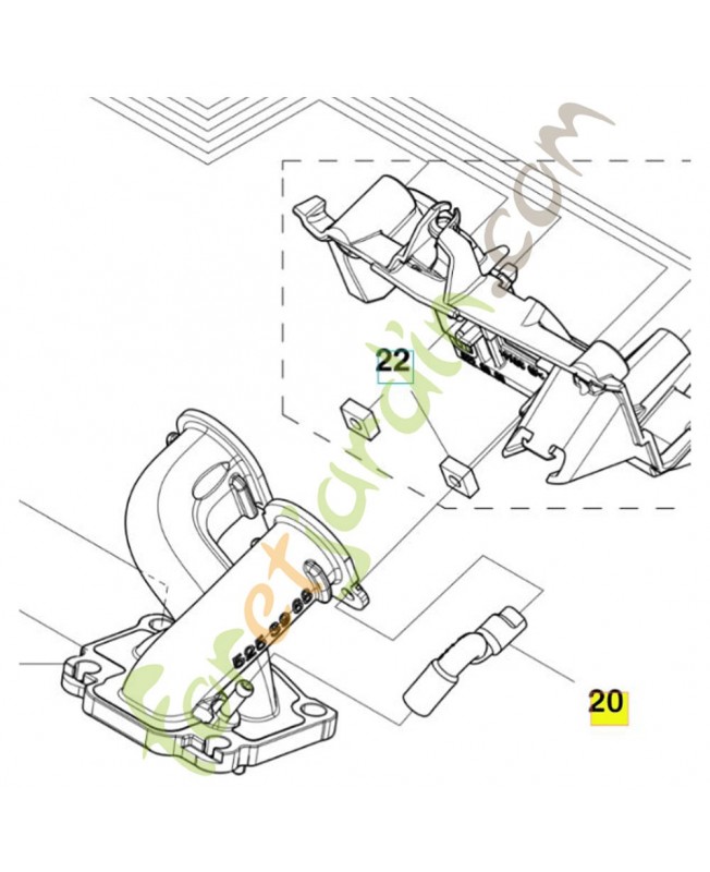 Tuyau référence 577406402 husqvarna