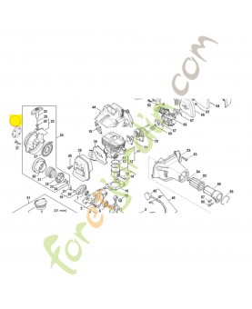 Plaque matricule hl 94 c 4243-967-1503. Pièce détachée Stihl / Vicking