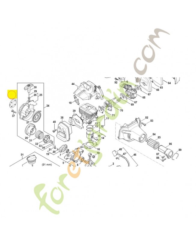 Plaque matricule hl 94 c 4243-967-1503. Pièce détachée Stihl / Vicking