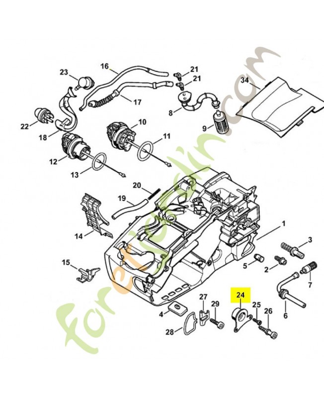 Butoir annulaire 1137-790-9900. Pièce détachée Stihl / Vicking