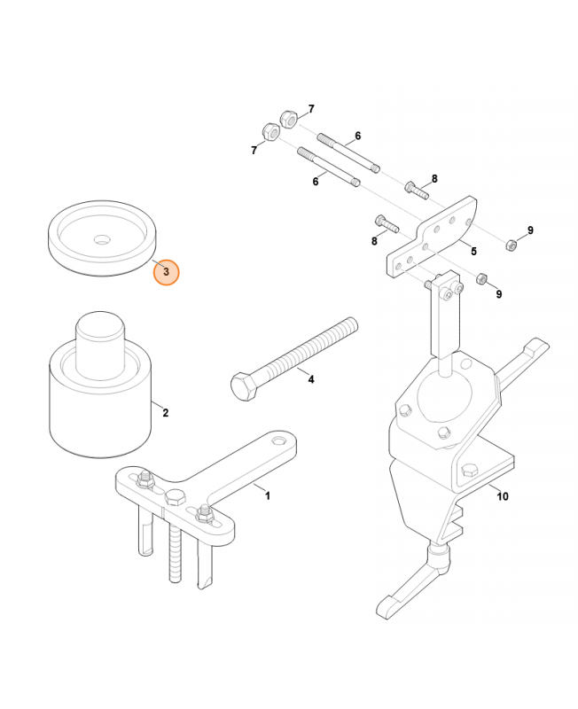Douille 6242-893-1700. Pièce détachée Stihl / Vicking Douille 6242-893-1700. Pièce détachée Stihl / Vicking