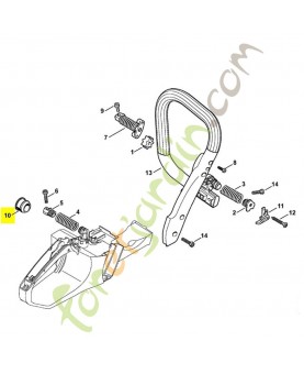 Butoir annulaire 1140-791-2801. Pièce détachée Stihl / Vicking