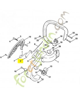 Levier 1120-182-0805. Pièce détachée Stihl / Vicking