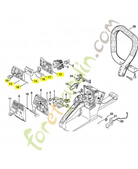 Filtre a air 1121-120-1611 Pièce détachée Stihl / Vicking