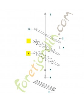 Lame standard 505064801. Pièce de rechange Husqvarna