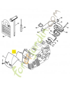 Filtre a air 1132-124-0800. Pièce détachée Stihl