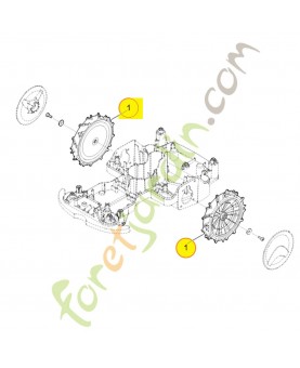 Jeu de roues crantées ART-220