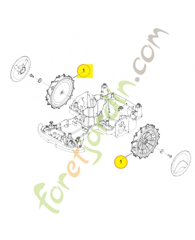 Jeu de roues crantées ART-220