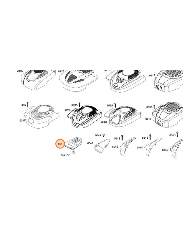 691757 Couvercle de commande