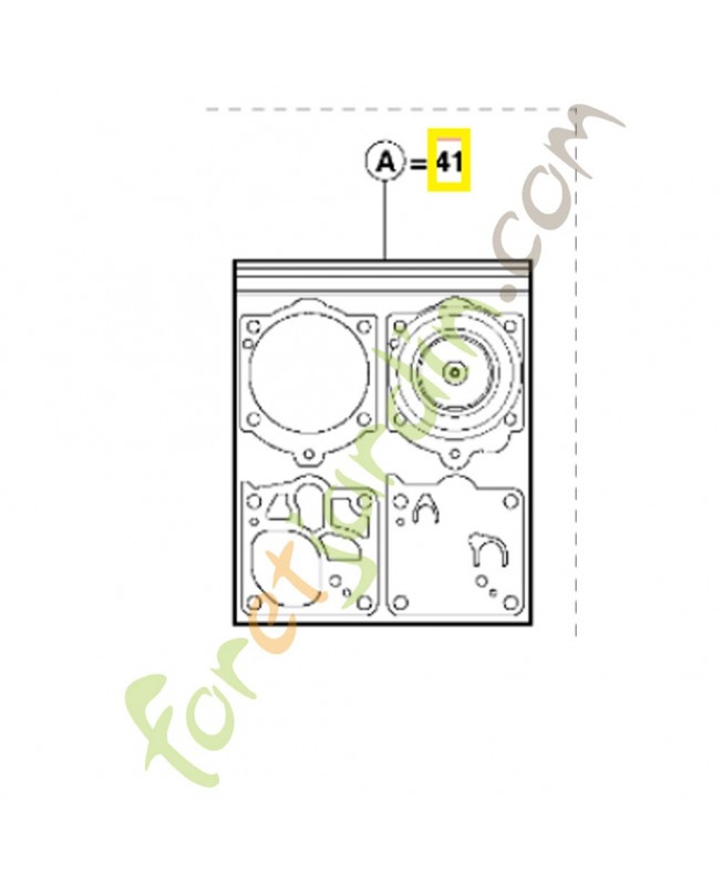 Jeu de joints 522591801. Pièce de rechange Husqvarna