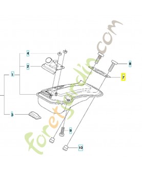 Joint de silencieux 521792001. Pièce de rechange Husqvarna