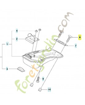 Boulon 522638801. Pièce de rechange Husqvarna