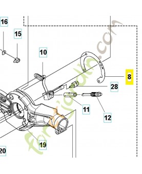 isolateur 587734201 - Pièce détachée Husqvarna