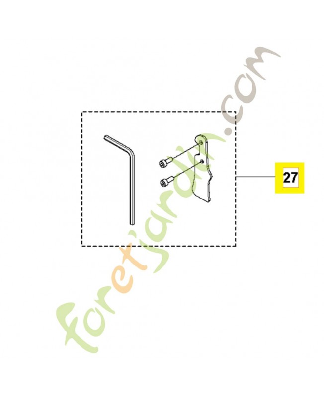 Sac d'accessoires 588698003 Pièce détachée Husqvarna